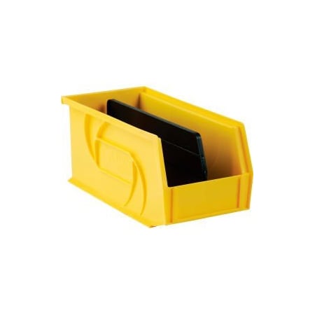 Lewisbins LEWISBins Divider DPB10-5 For Stacking Bin 652886 / 652888 / 239498 / 239503, PK6 DPB10-5BLACK
